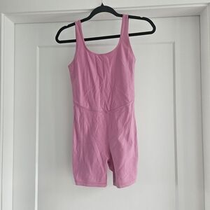 TNA Pink Athletic Short Romper